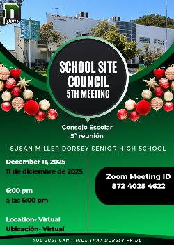 School Site Council #5 Flyer